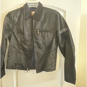 Women’s Harley Davidson fabric black jacket